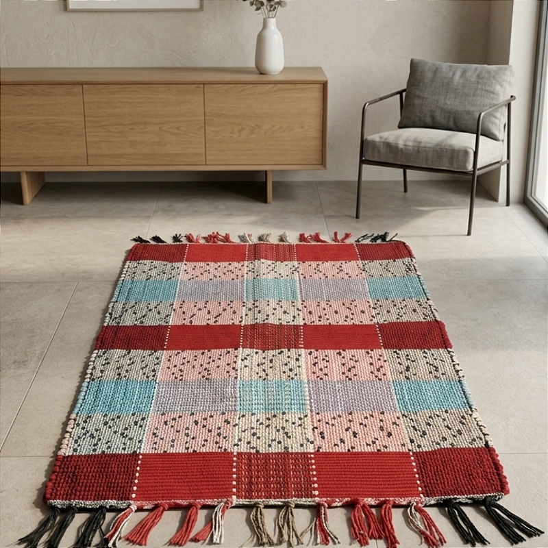 Tapete Artesanal 50x80 cm – (Cores Sortidas)