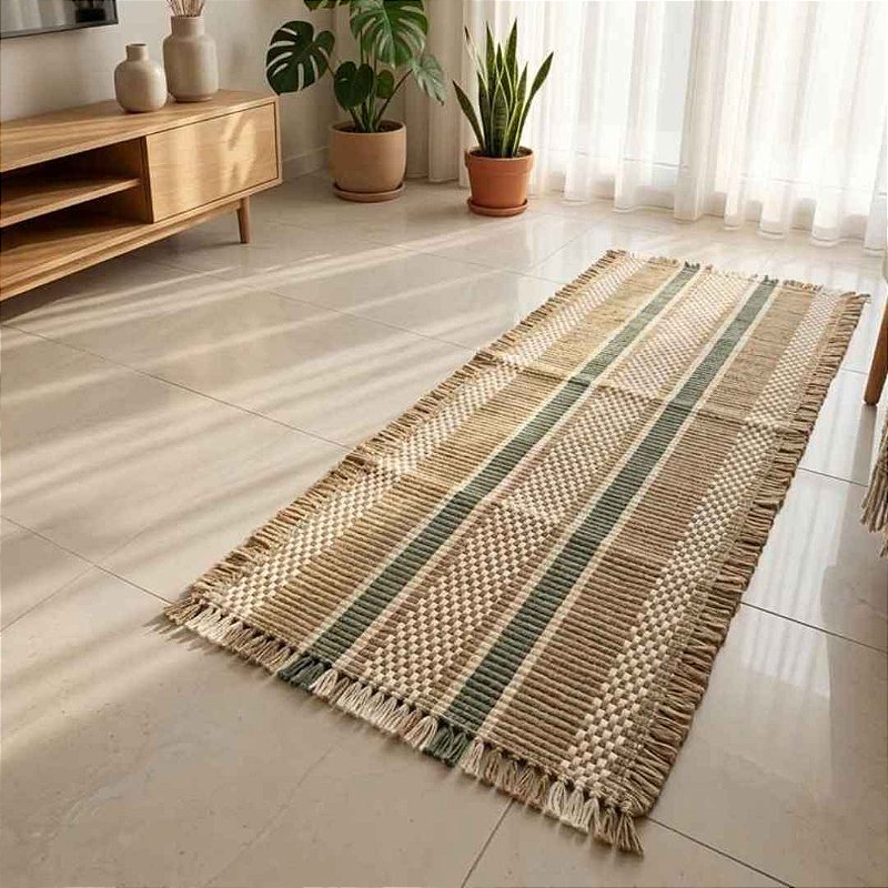 Jogo de Tapetes para Cozinha | 3 Peças com Passadeira 50x160 cm