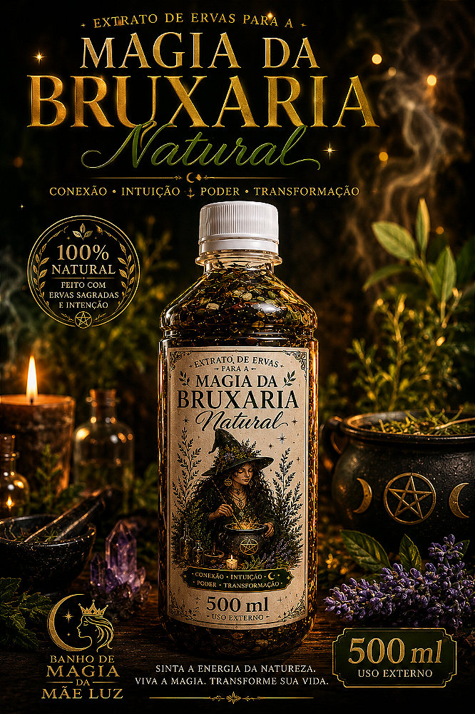 Extrato de Ervas Magia Da Bruxaria Natural