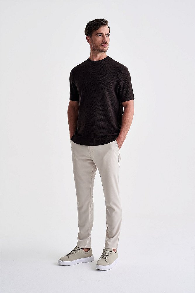 Camiseta Tricot Texturizada