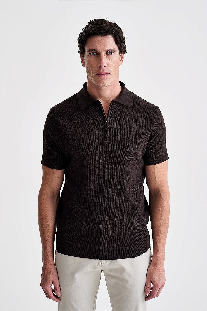 Polo Tricot Zíper