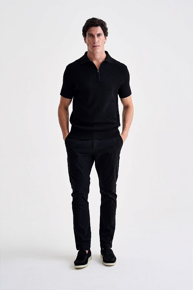 Polo Tricot Zíper