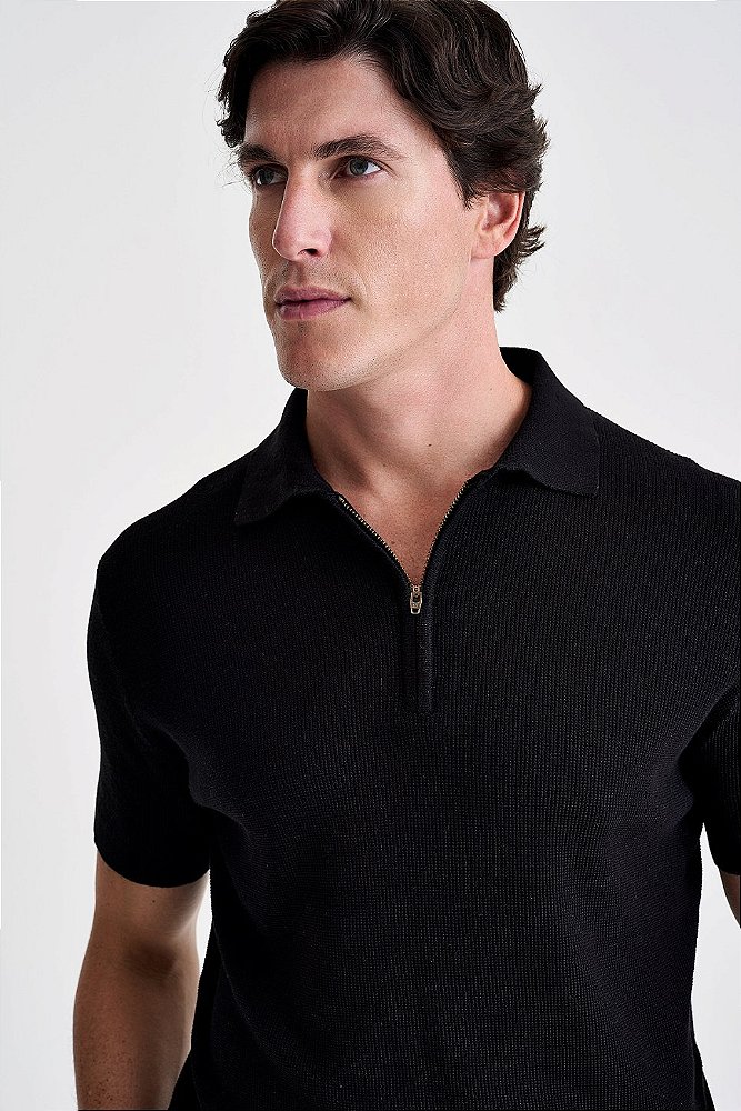 Polo Tricot Zíper