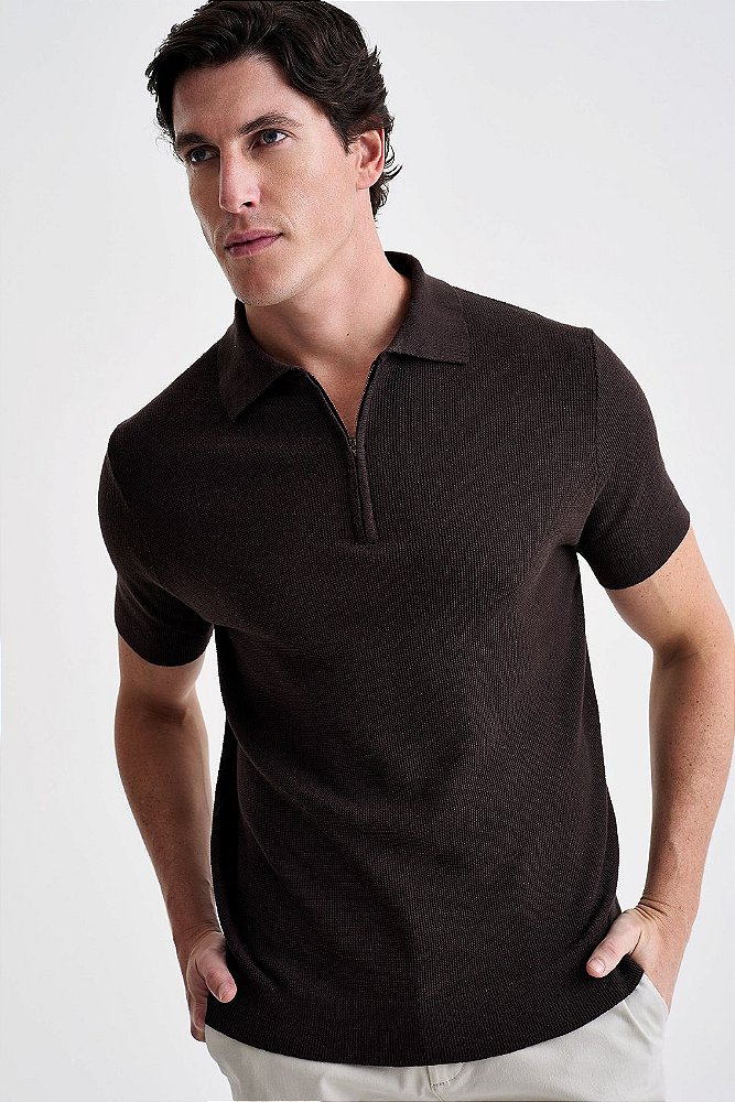 Polo Tricot Zíper