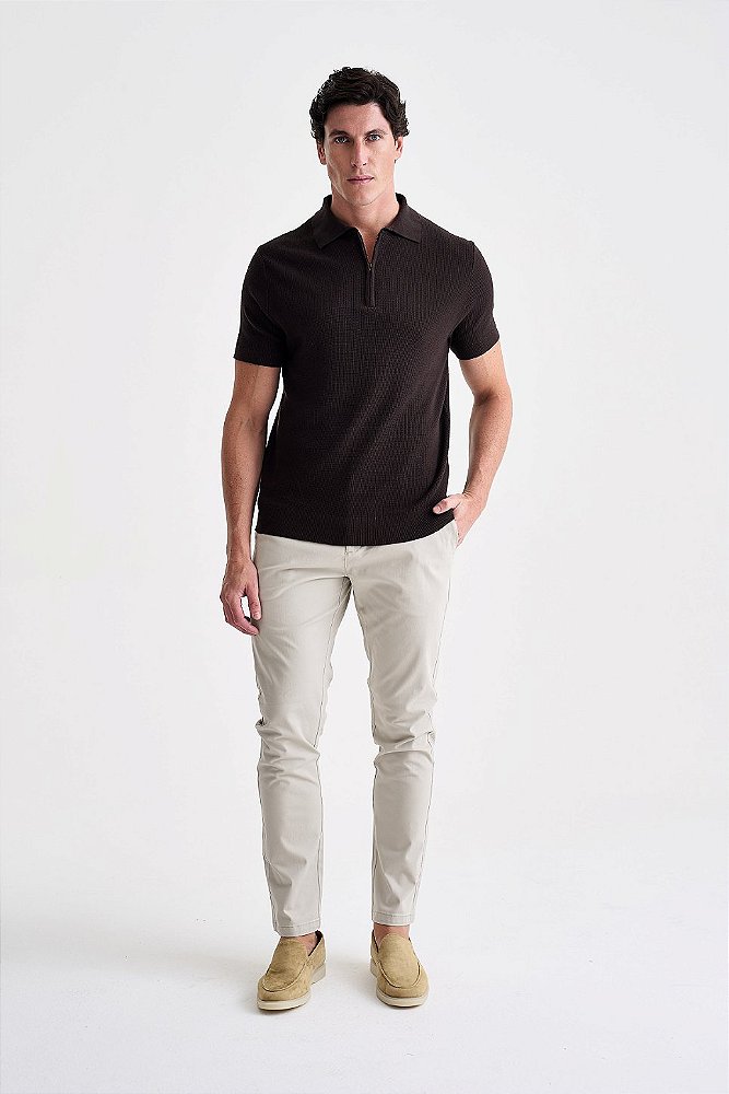 Polo Tricot Zíper