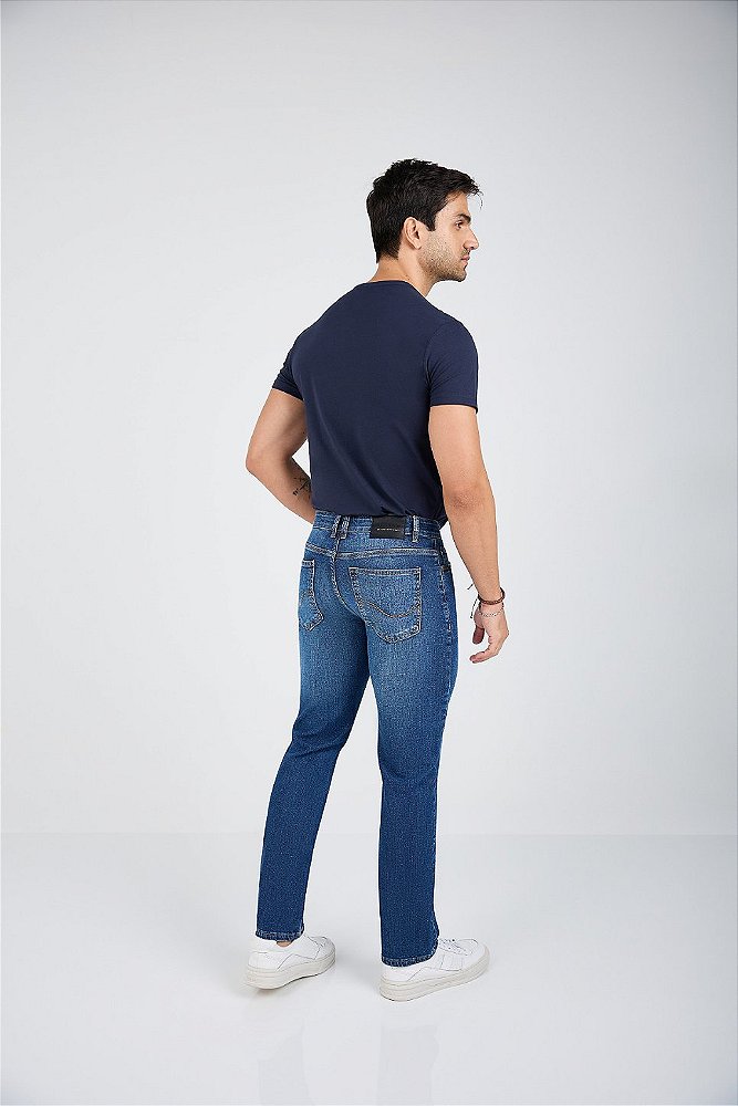 Calça Jeans Reta