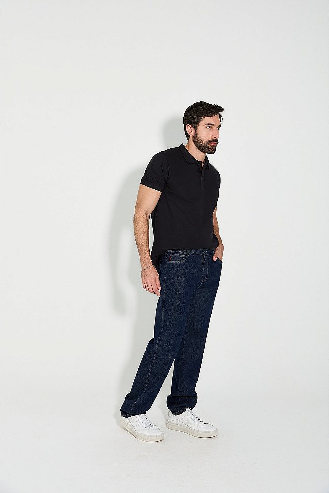 Calça Jeans Reta