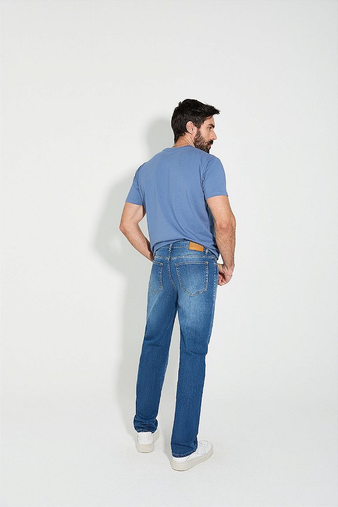 Calça Jeans Reta
