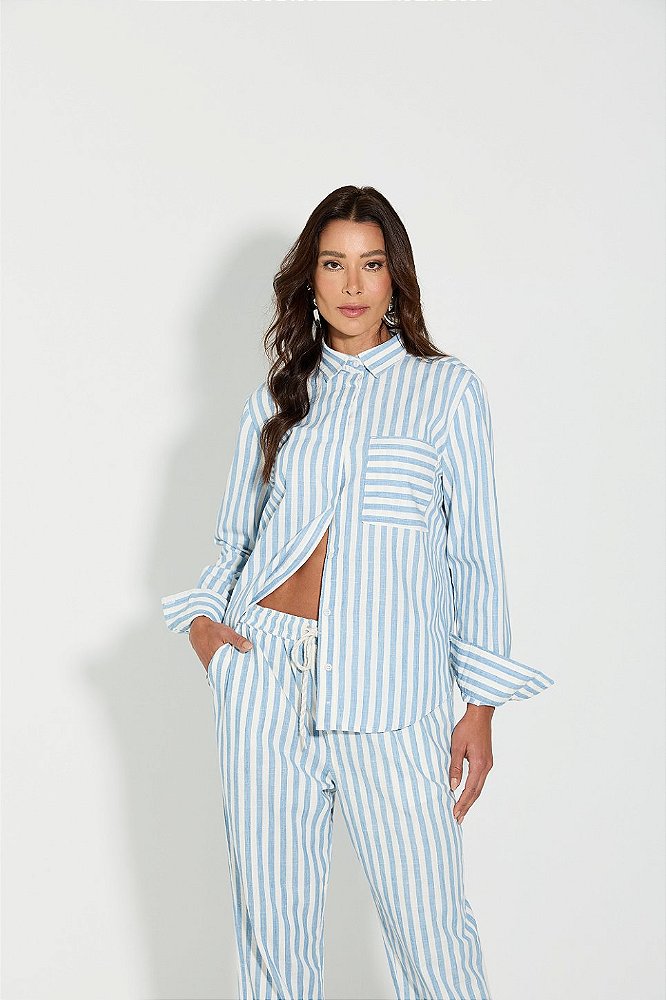 Camisa Tradicional Listrada