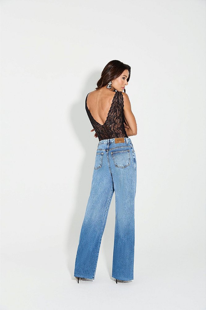 Calça Wide Leg Hot Pants