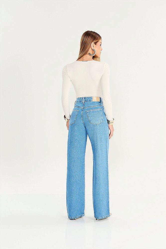 Calça Wide Leg