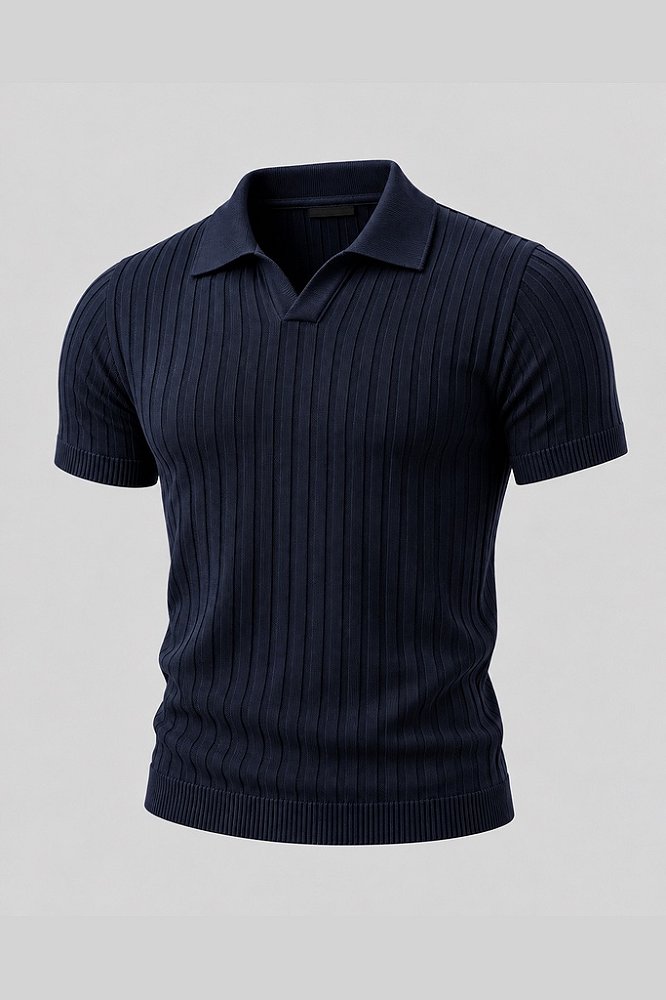 Polo Tricot Bali - Marinho