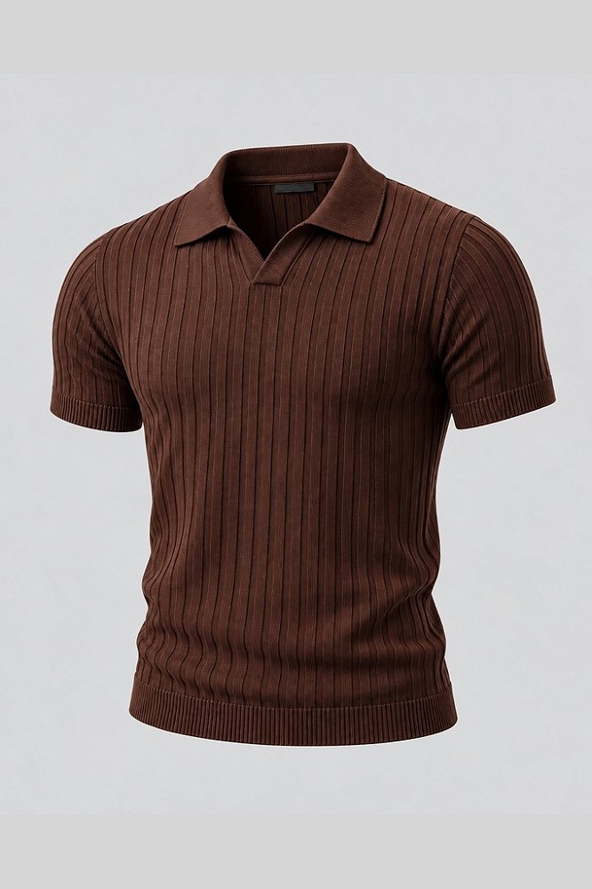 Polo Tricot Bali - Marrom