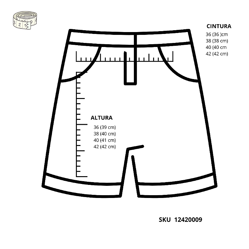 Short Casual Chic de linho
