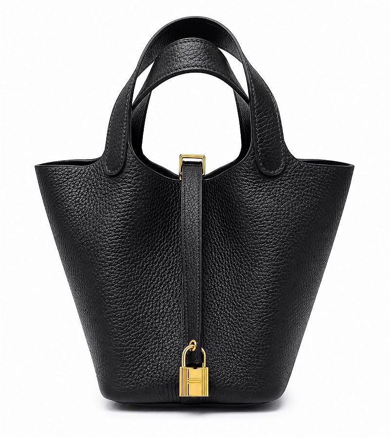 Hermès Picotin - Modelo: Picotin cm 18 - Couro