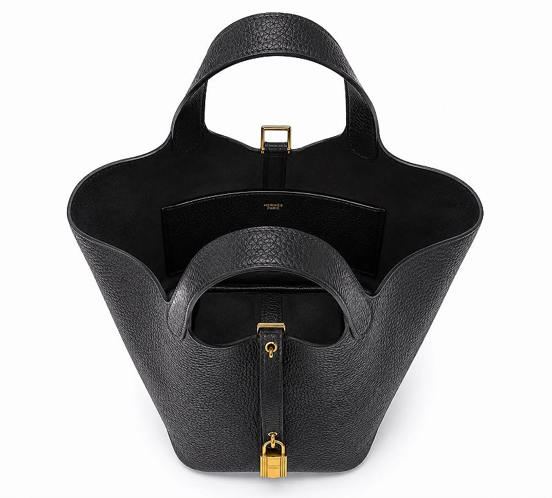 Hermès Picotin - Modelo: Picotin cm 18 - Couro