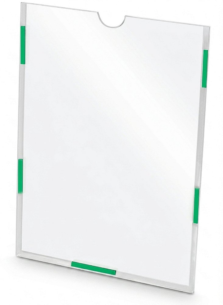 Quadro de aviso acrilico A4 30x21cm Dupla Face