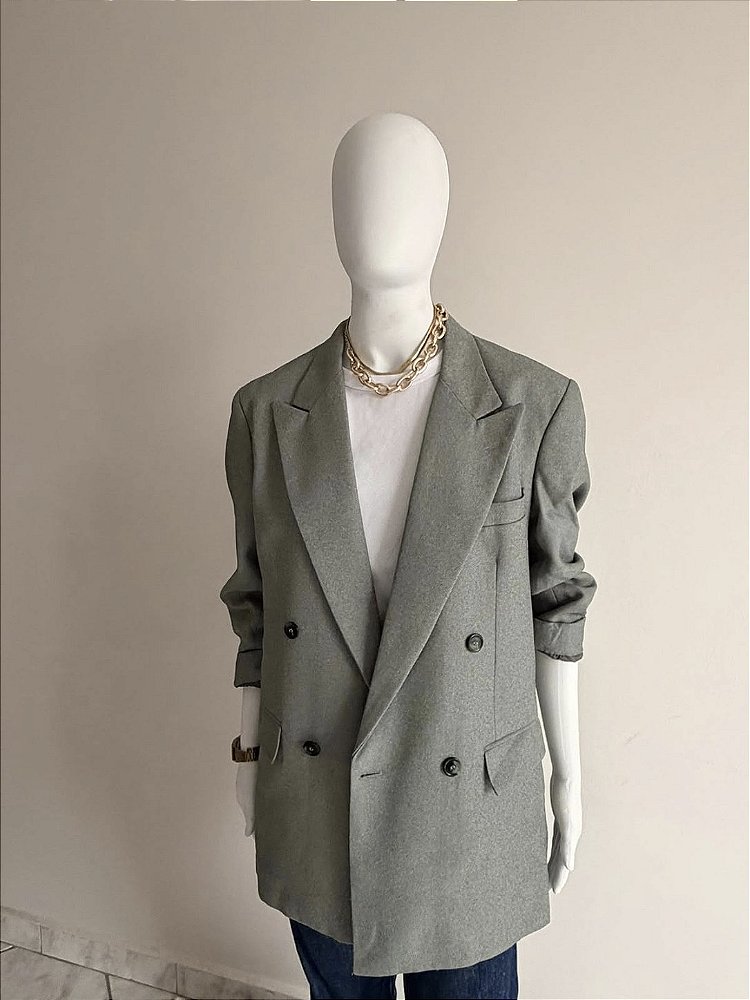 Blazer Cinza Vintage Feminino CGC