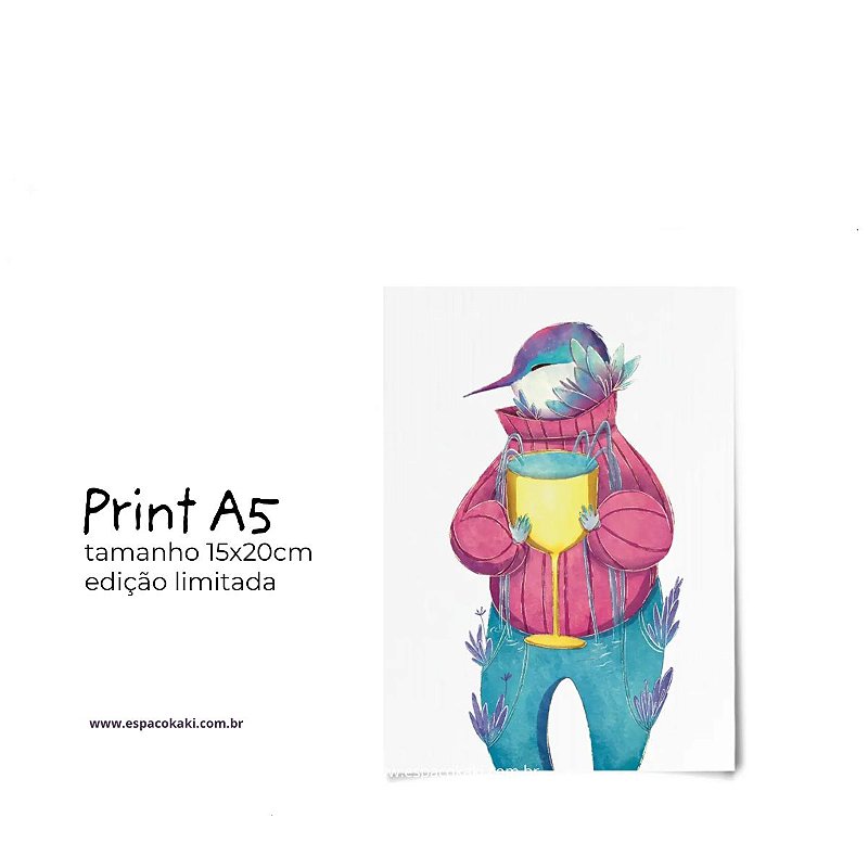 Print A5 - Às de copas
