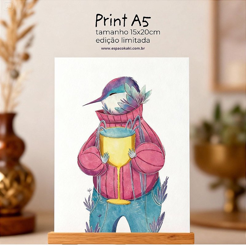 Print A5 - Às de copas