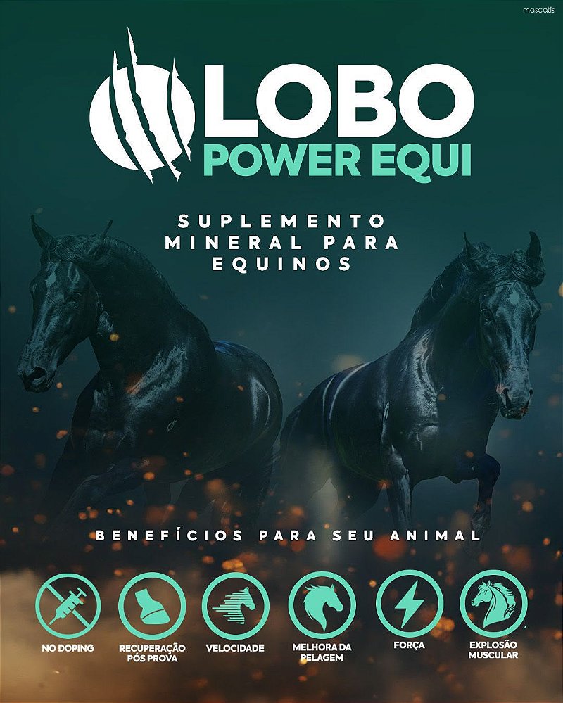 Lobo Power Equi Suplemento Mineral para Equinos 6kg