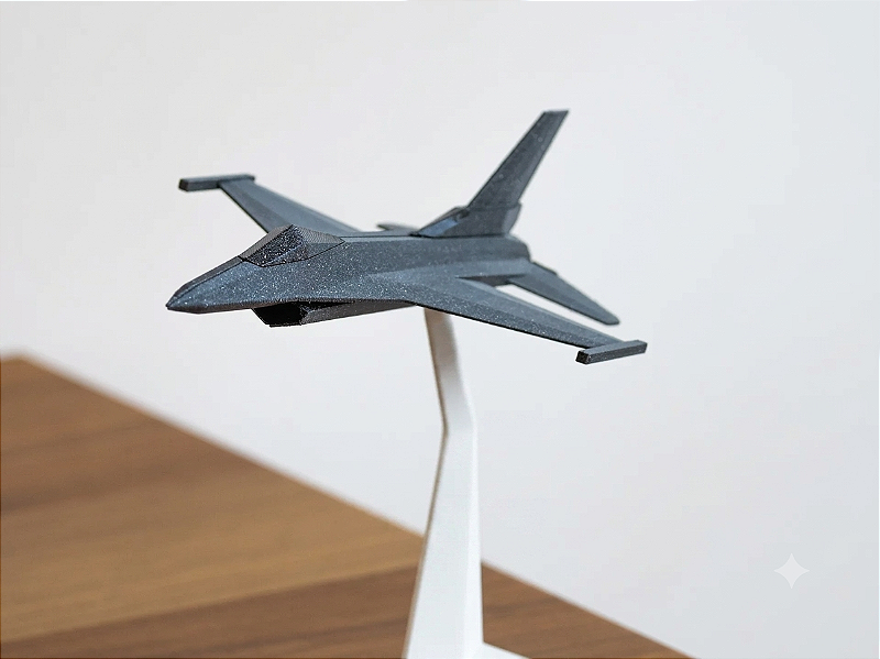 Miniatura Minimalista Caça F-16