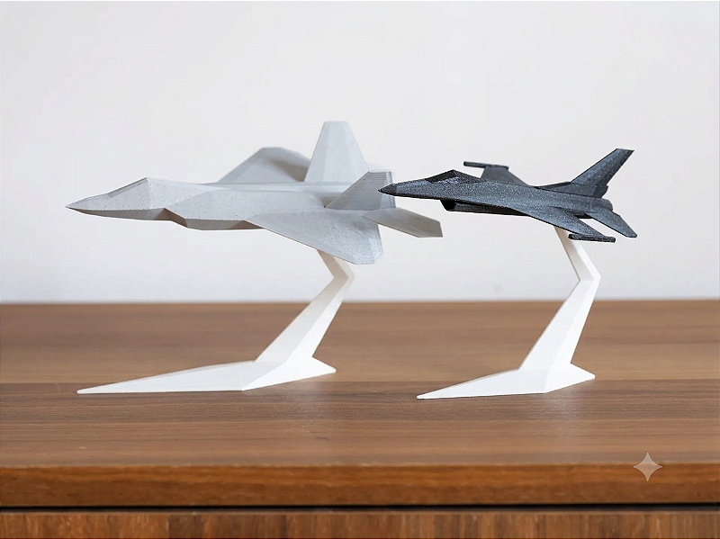 Miniatura Minimalista Caça F-16