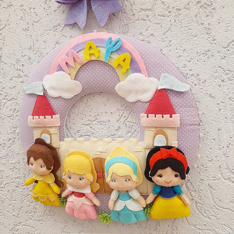 Guirlanda de Feltro Princesas