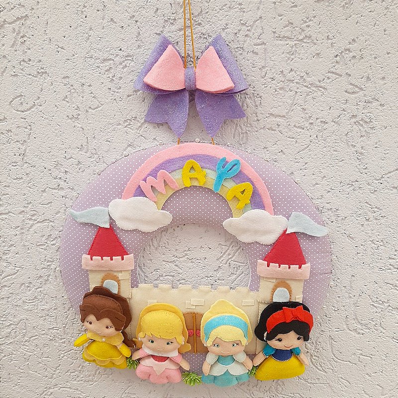 Guirlanda de Feltro Princesas