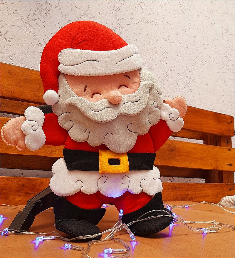 Enfeite de Porta Papai Noel