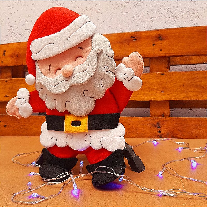 Enfeite de Porta Papai Noel