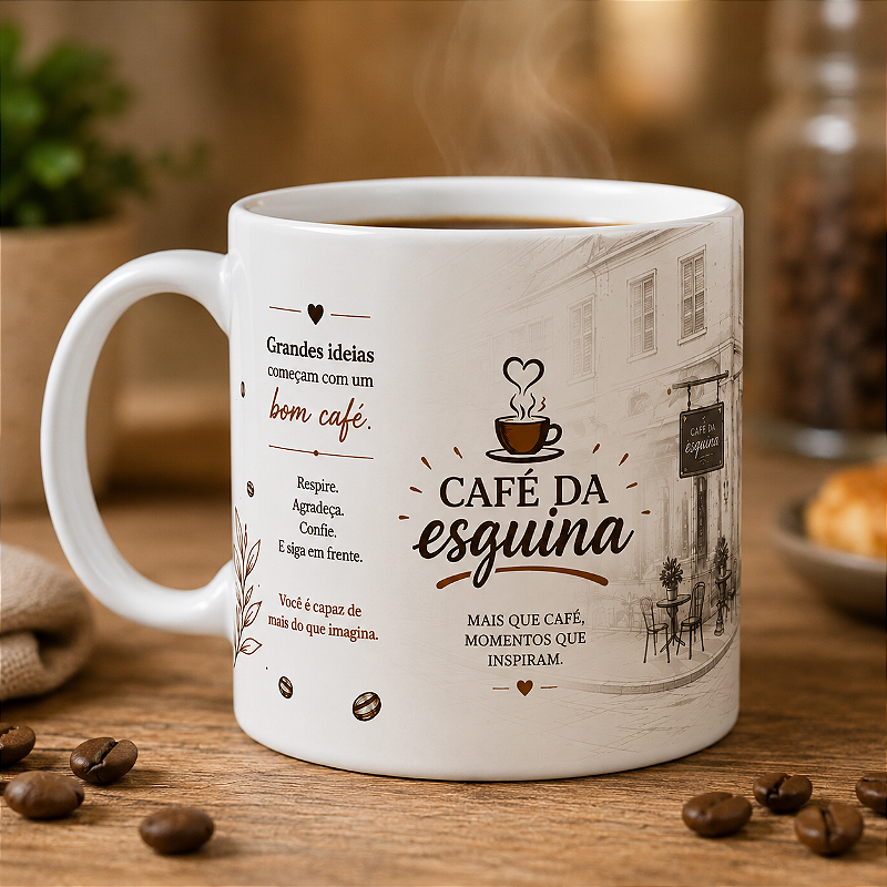 Caneca Café da Esquina Exclusivo