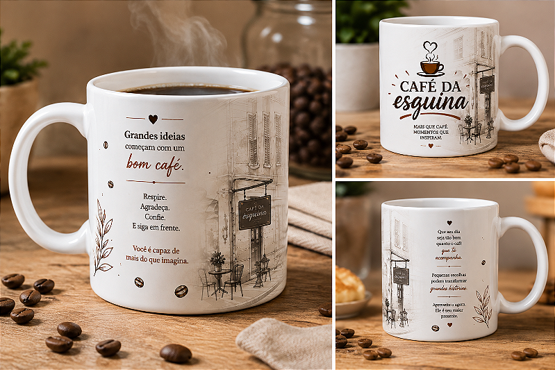 Caneca Café da Esquina Exclusivo