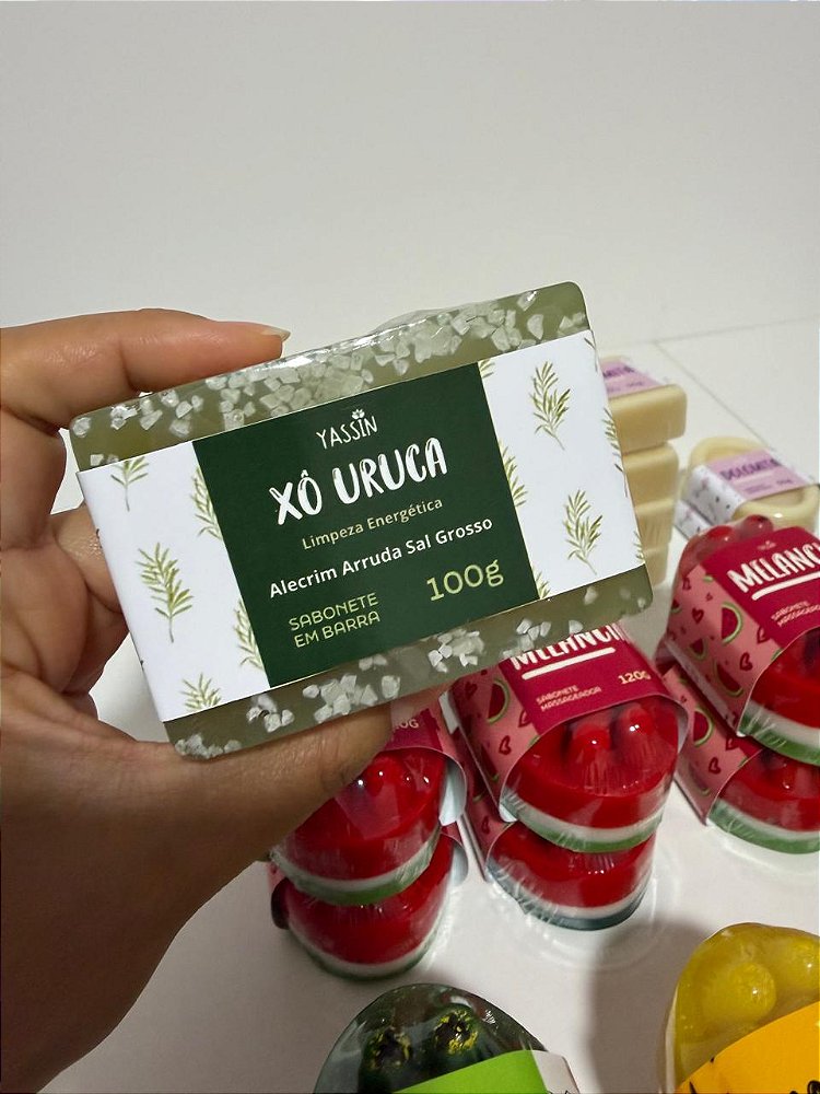 Sabonete Xô Uruca - Sal Grosso, Alecrim e Arruda