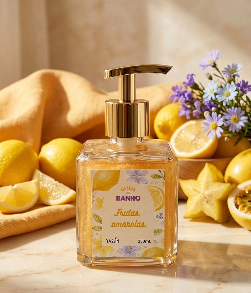 Geleia de Banho Premium Frutas Amarelas