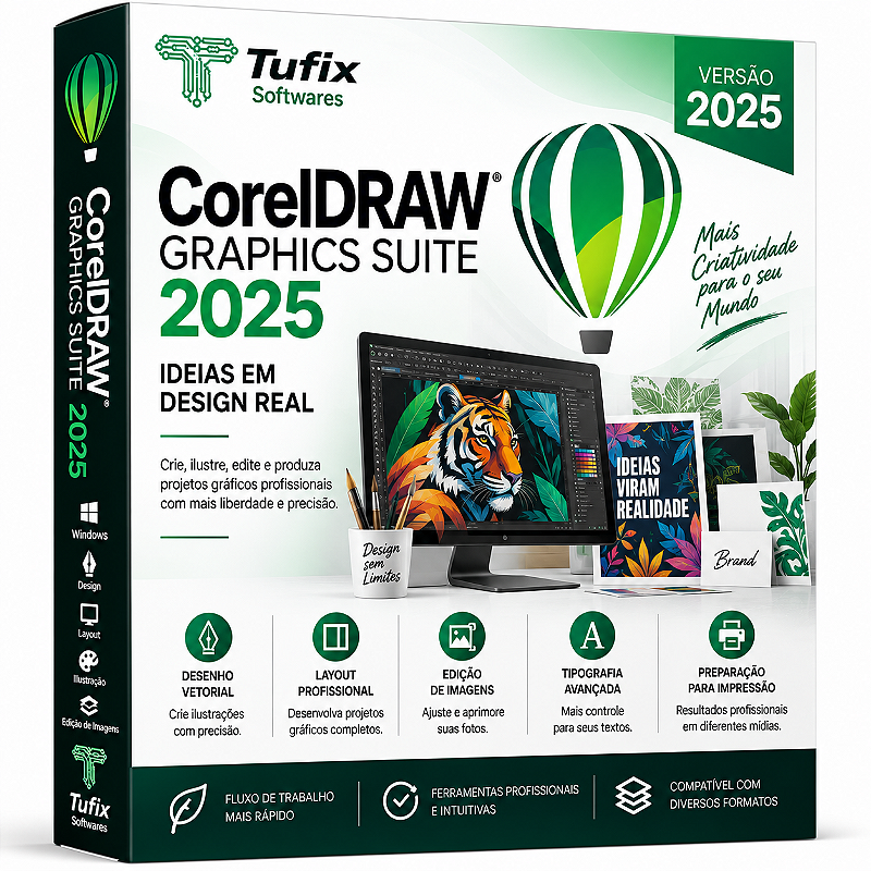 CorelDRAW Graphics Suite 2025 | Design Gráfico Profissional para Windows
