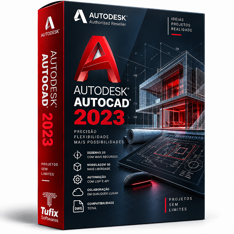 Autodesk AutoCAD 2023 - Licença Vitalícia para Windows