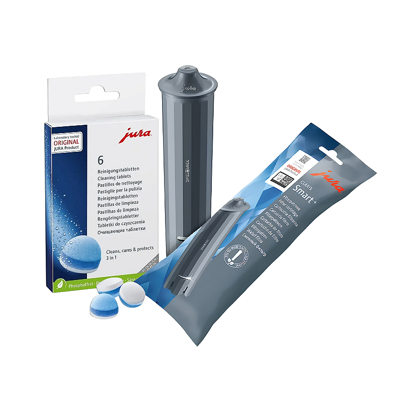 Kit Cafeteira Jura Filtro Claris Smart E 6 Pastilhas Limpeza