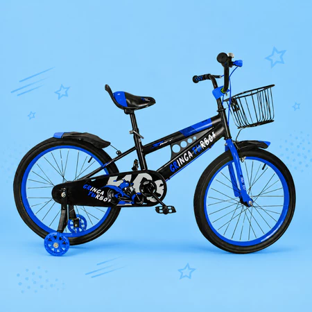 Bicicleta Infantil Menina Turbo Aro 16 LED + Rodinha LED + Freio V-Brake + Cesti