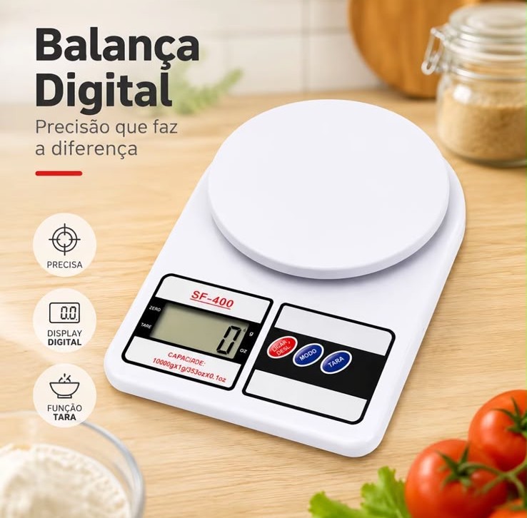 Balança digital de cozinha