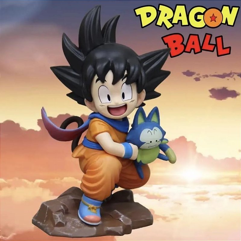 Figure Goku Criança Com O Pual