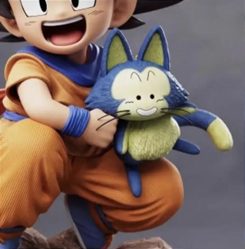 Figure Goku Criança Com O Pual