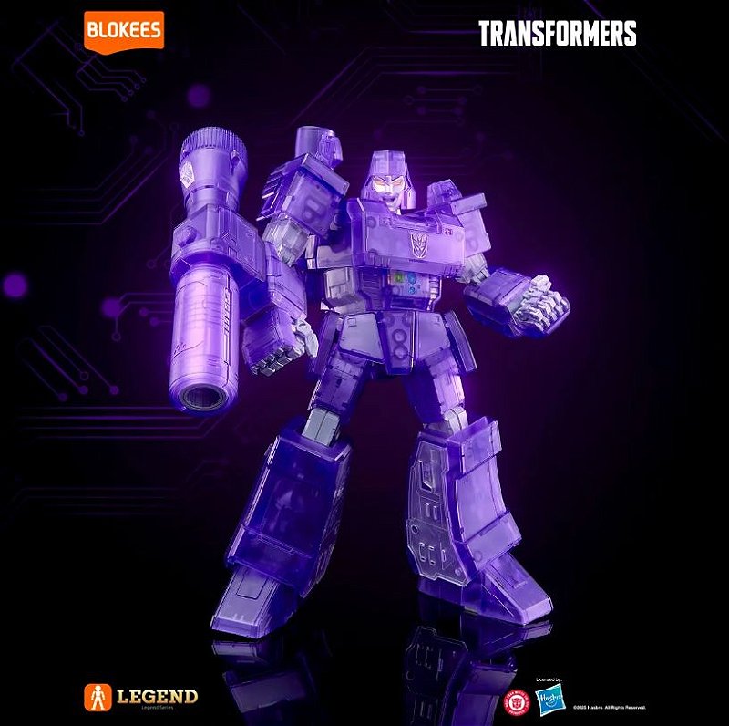 Blokees G1 Megatron Transformers Action Edition Ex Model Kits Com Led