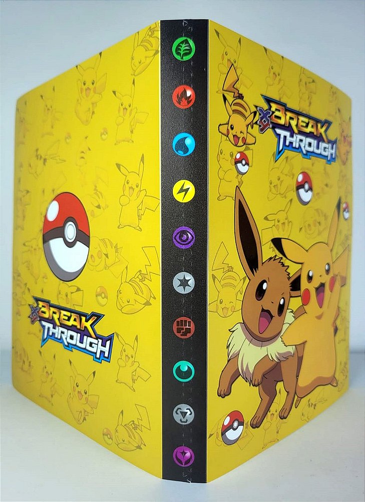 TCG Álbum Pokémon Pikachu e Eevee