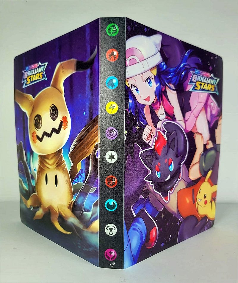 TCG Álbum para Cards Pokémon Dawn Pikachu Zorua Zoroark