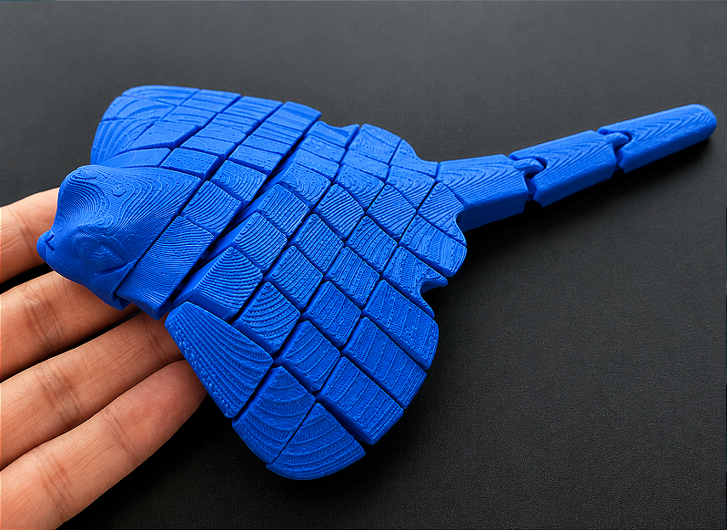 Arraia Articulada 3D – Brinquedo Flexível e Sensorial