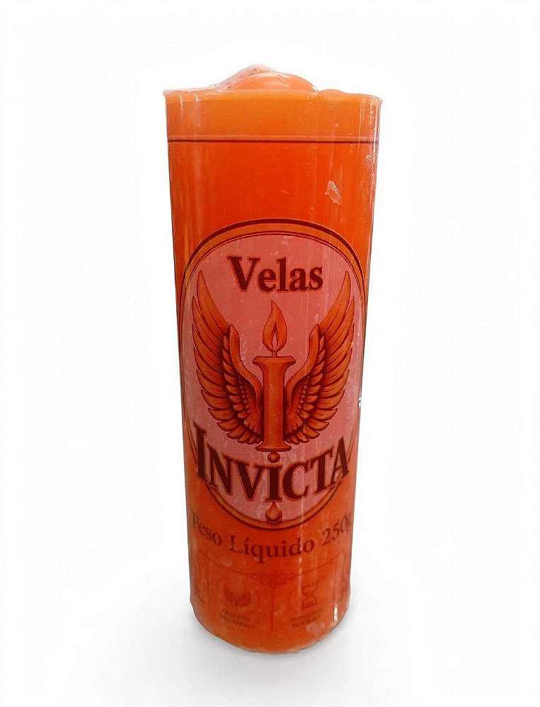 Velas 7 dias laranja 250grs