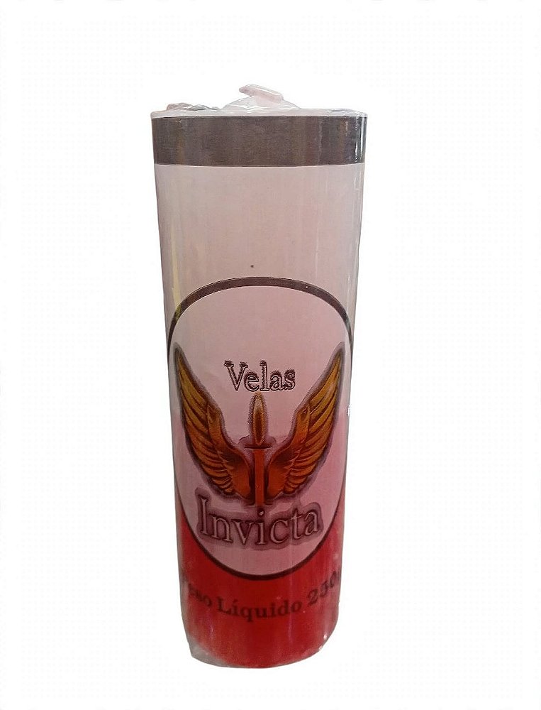 Velas 7 dias branca e vermelha 250grs