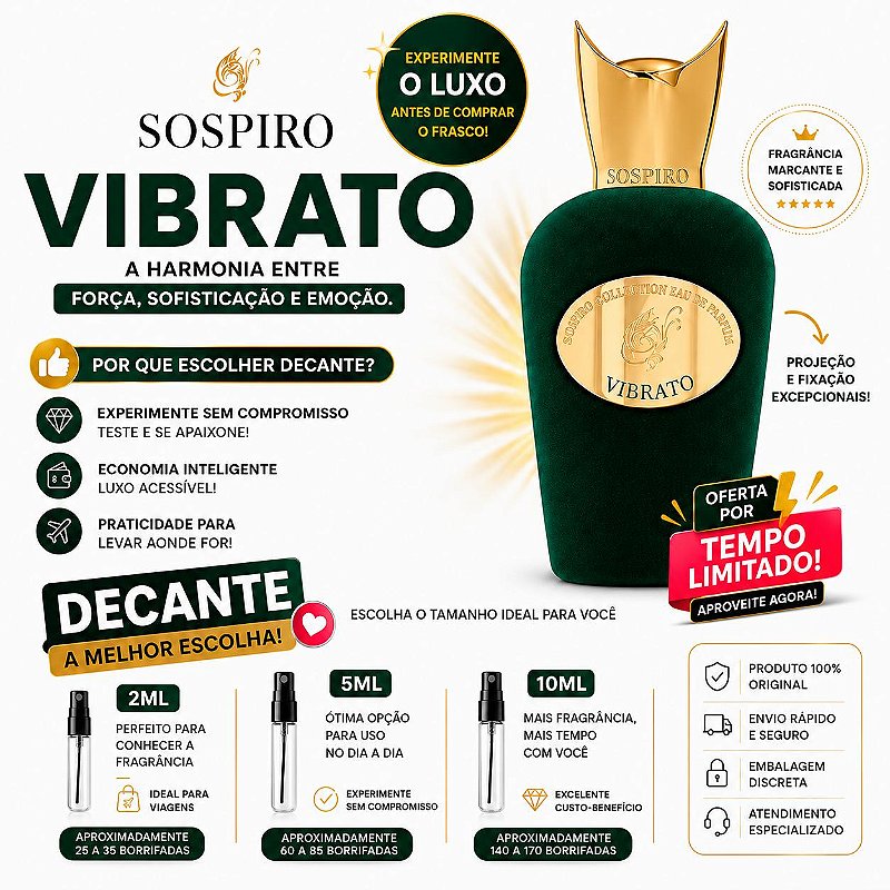 Sospiro Vibrato Decantes - Original