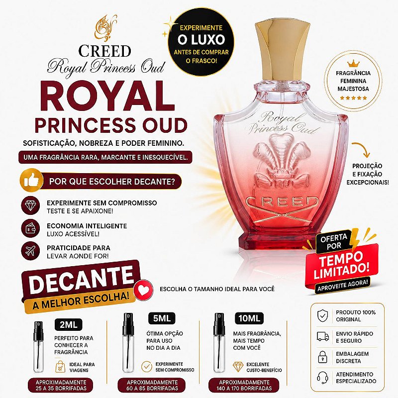 Creed Royal Princess Oud Decantes - Original